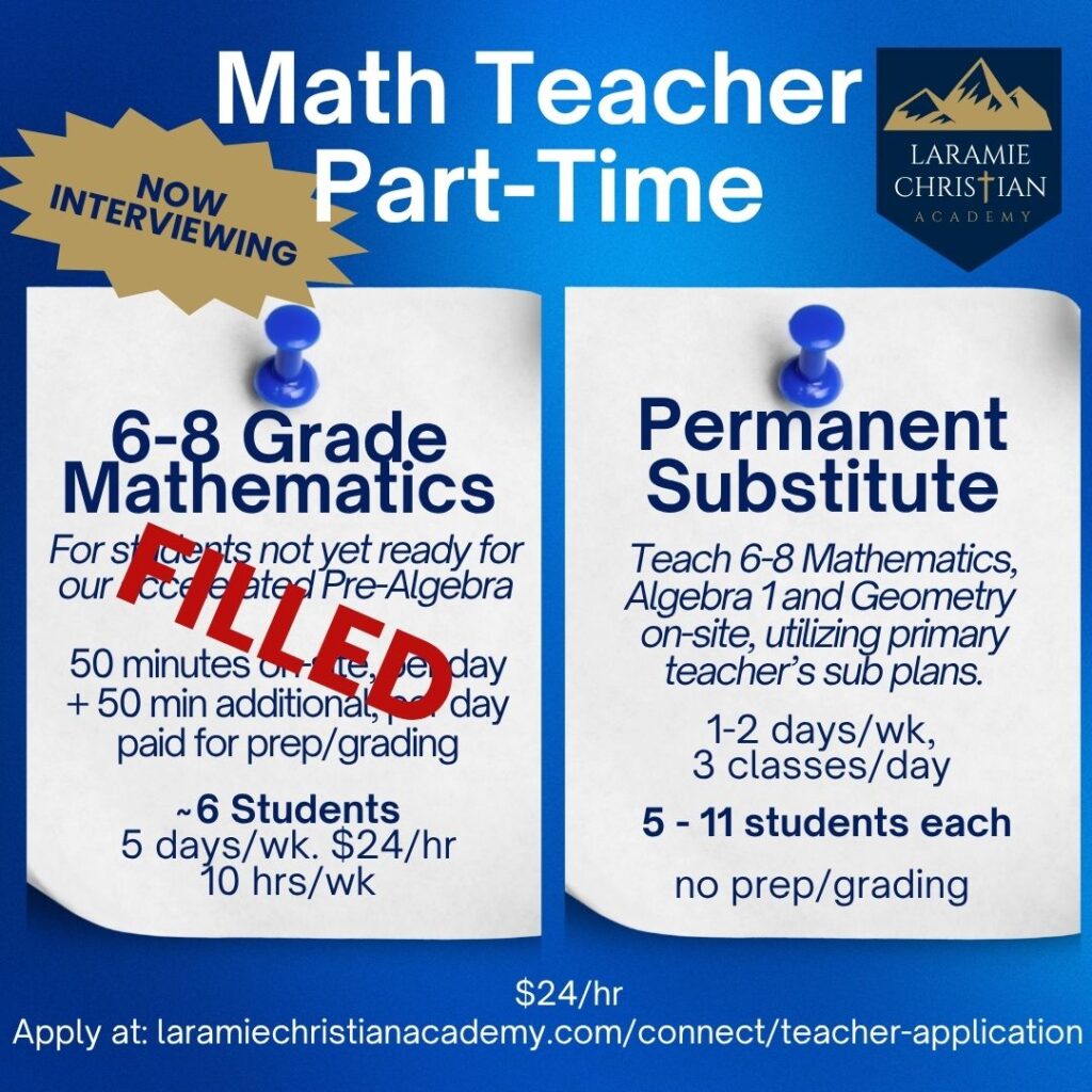 Part Time, Sub - Math
